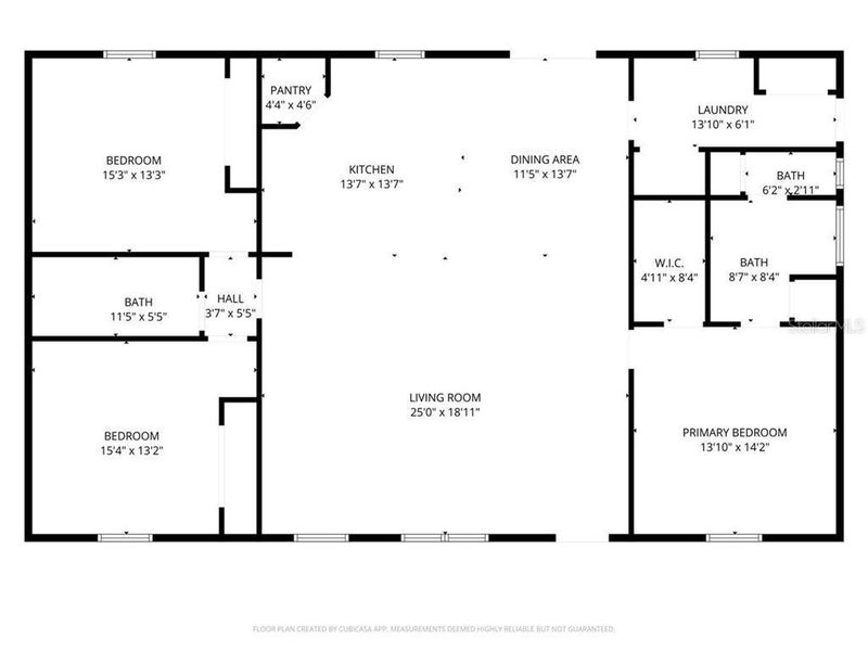 2D floor plan layout of this home in , Bell, FL (Image 3). 2D floor plan layout of this home in , Bell, FL (Image 3).