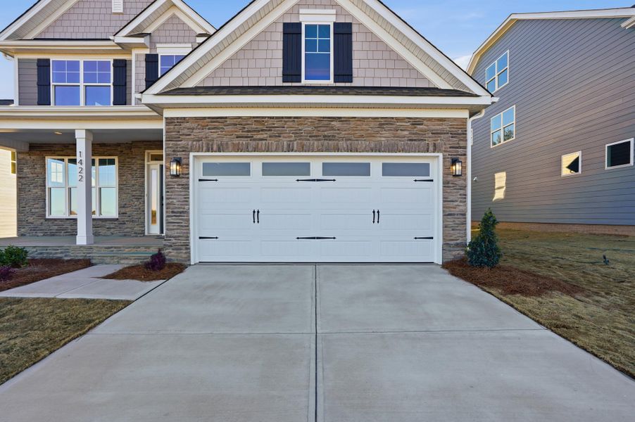 Front exterior of a new home in Waterford Commons, Rock Hill, SC, highlighting curb appeal (Image 23). Front exterior of a new home in Waterford Commons, Rock Hill, SC, highlighting curb appeal (Image 23).