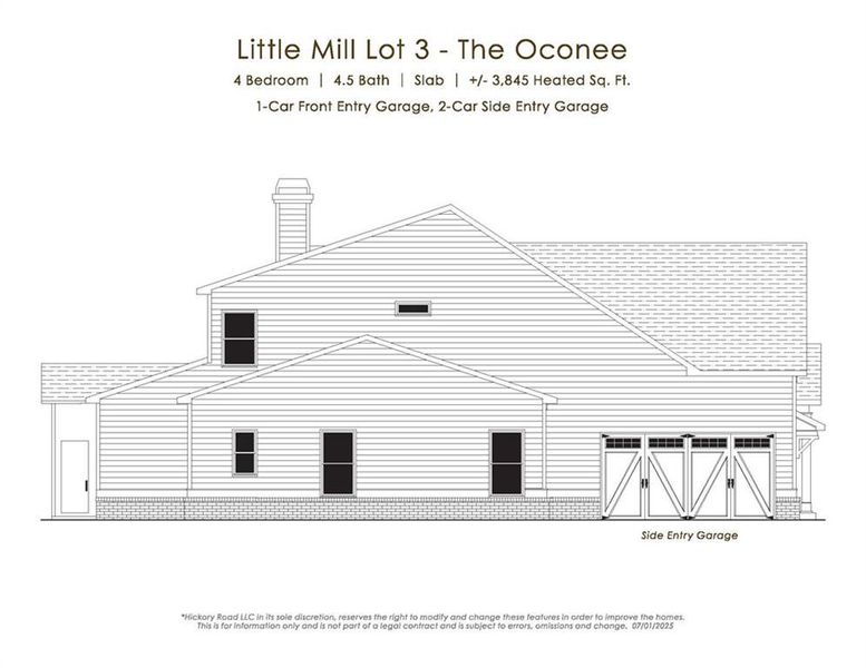 Exterior rendering of this home design in , Gainesville, GA (Image 5).