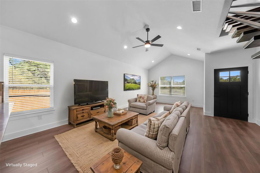 Furnished interior view inside a new home in , Granite Shoals (Image 12).