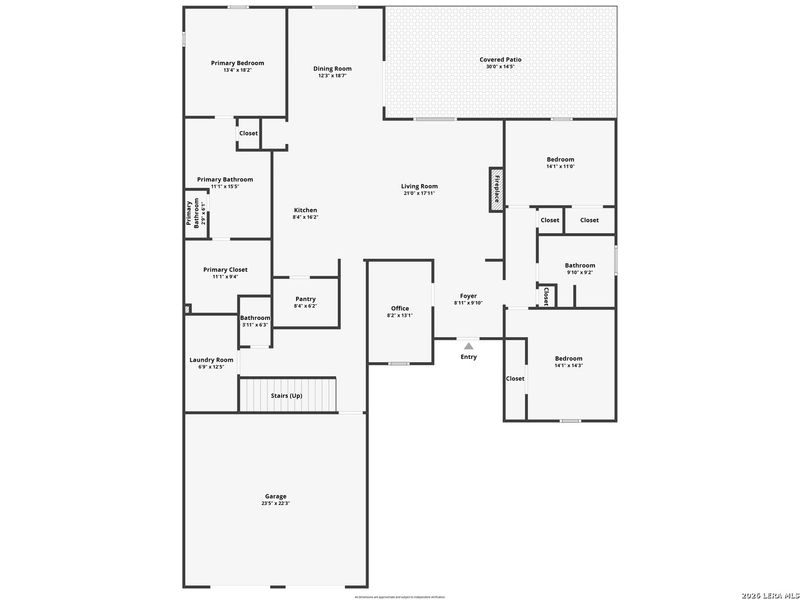 2D floor plan layout of this home in , Fischer, TX (Image 6).
