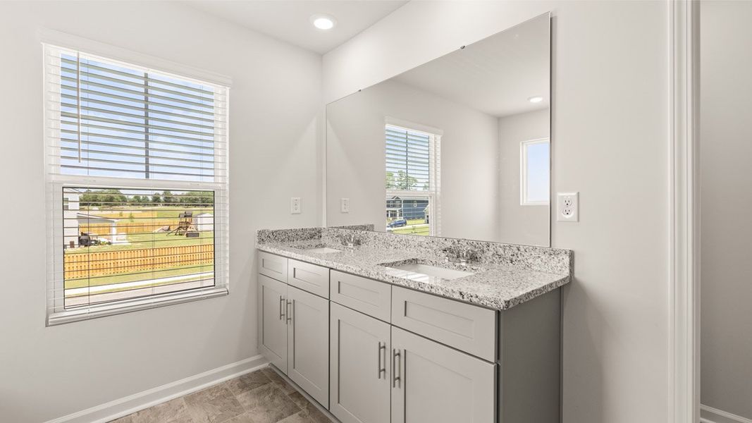 Furnished interior view inside a new home in Southwind Village, Evans (Image 9).