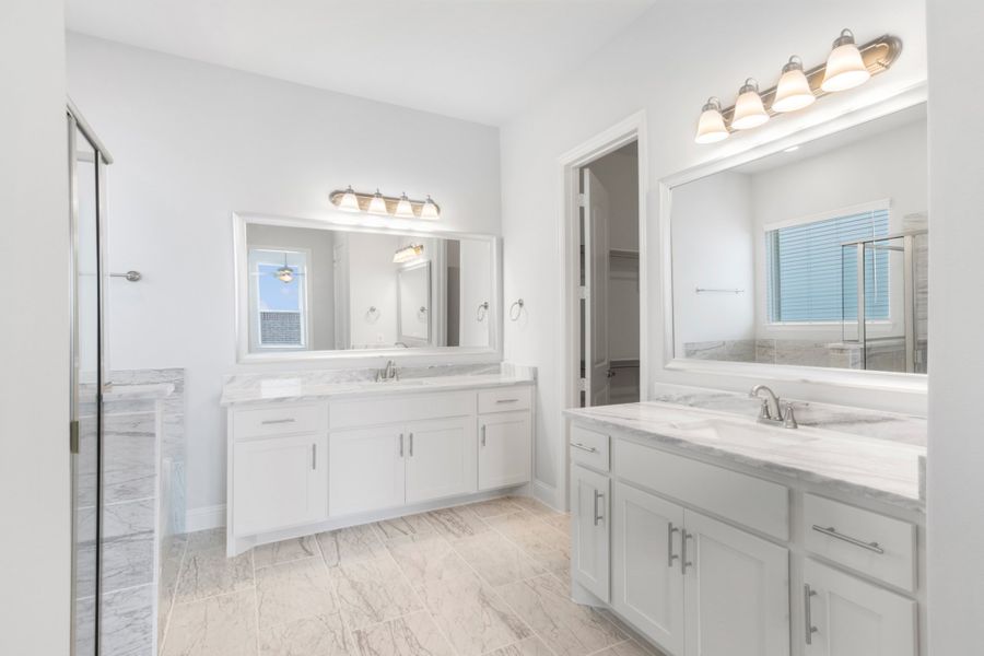 Representative furnished interior of a home built from the Colorado Executive by UnionMain Homes in Wildflower Ranch, Justin (Image 11).