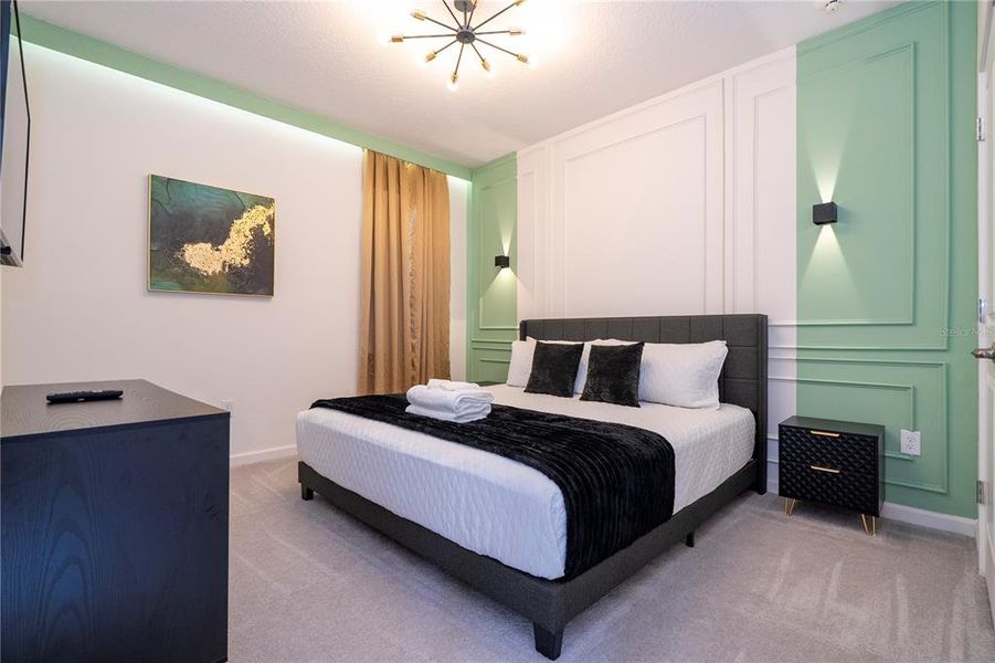 Furnished interior view inside a new home in , Kissimmee (Image 17). Furnished interior view inside a new home in , Kissimmee (Image 17).