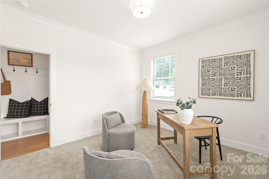 Furnished interior view inside a new home in , Charlotte (Image 13).