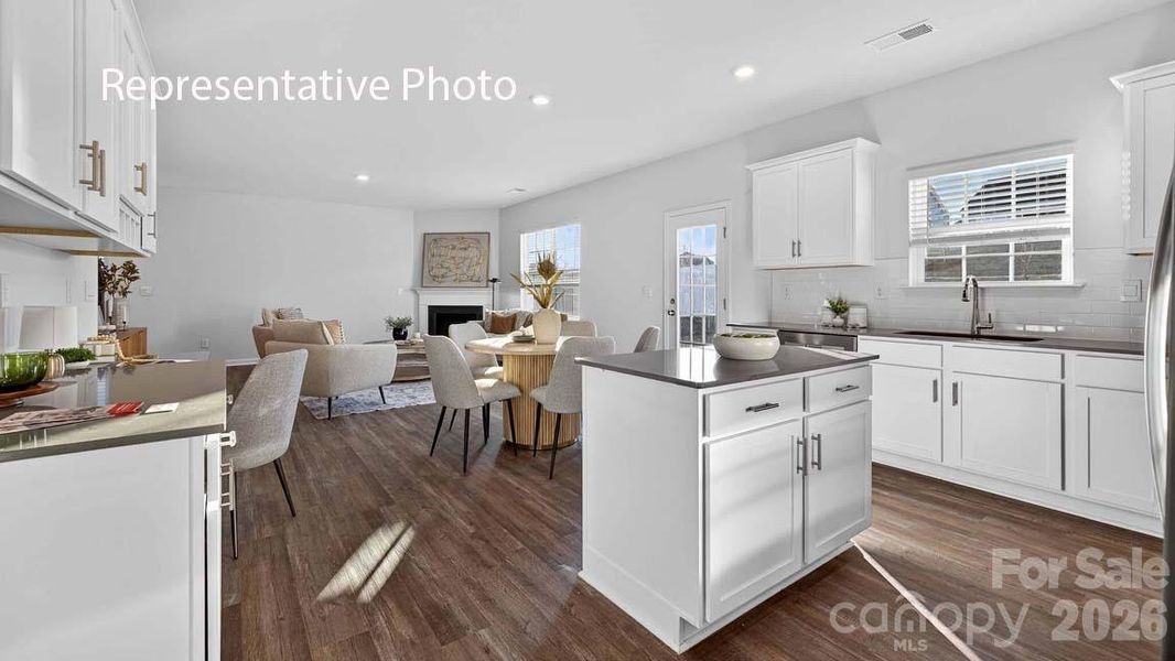 Furnished interior view inside a new home in Wallace Springs, Statesville (Image 13).