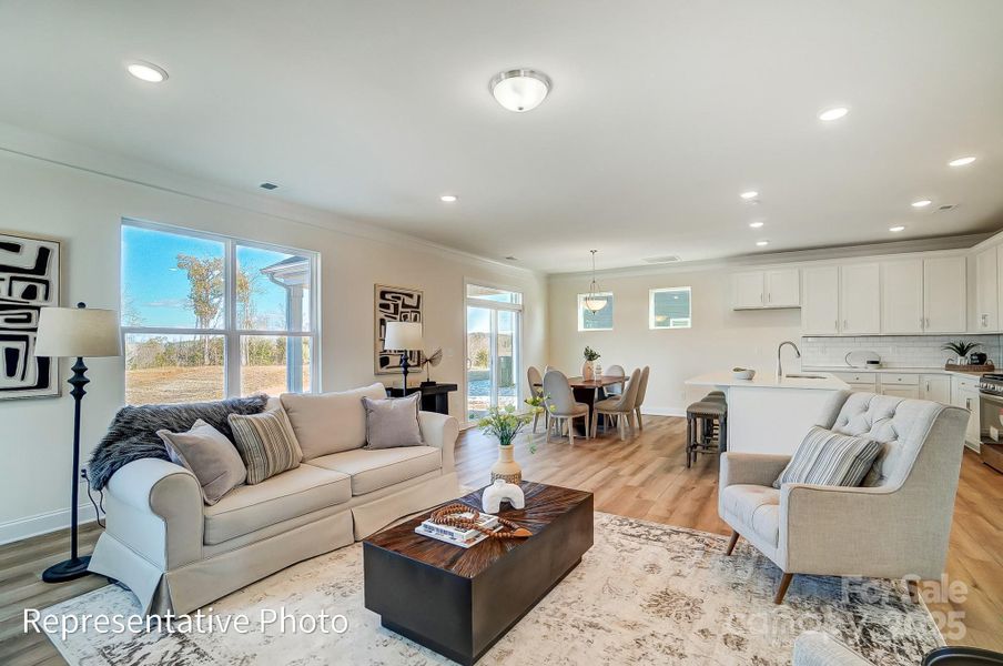 Furnished interior view inside a new home in Ashton Park, Monroe (Image 19).