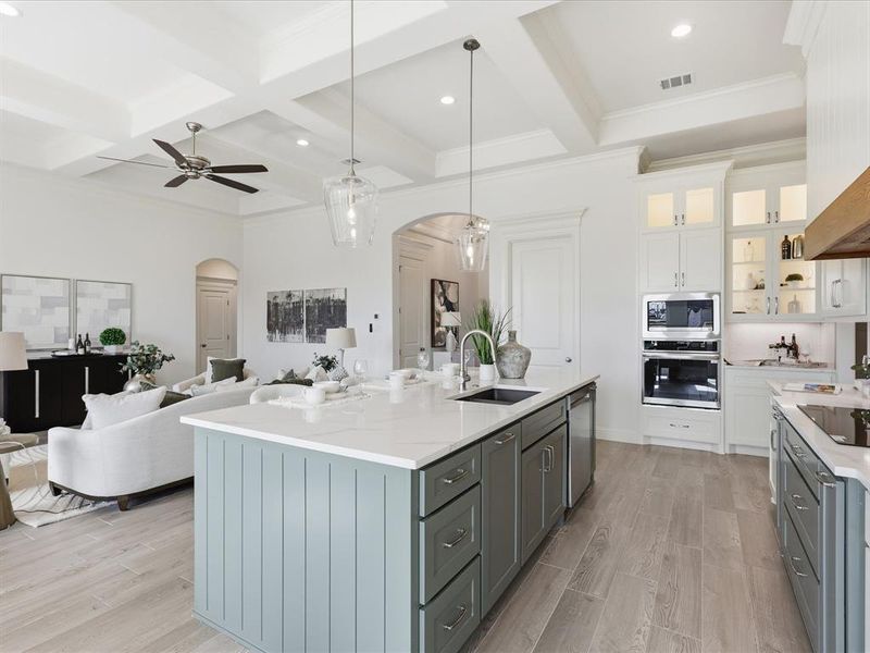 Furnished interior view inside a new home in , Granbury (Image 18).