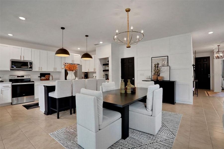 Furnished interior view inside a new home in , Palm Coast (Image 7). Furnished interior view inside a new home in , Palm Coast (Image 7).