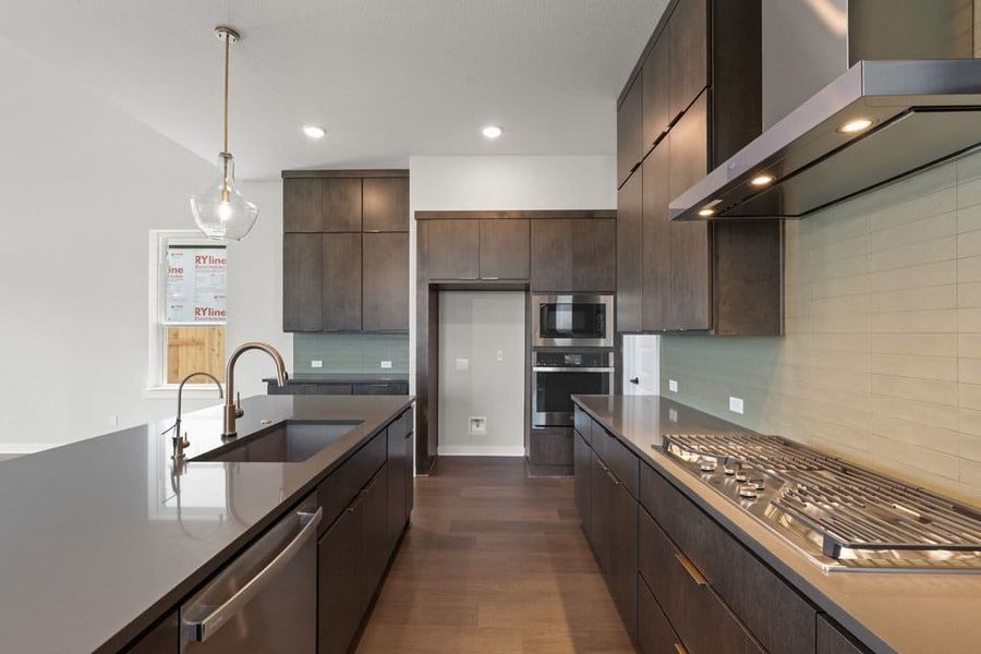Furnished interior view inside a new home in Lariat, Liberty Hill (Image 12).
