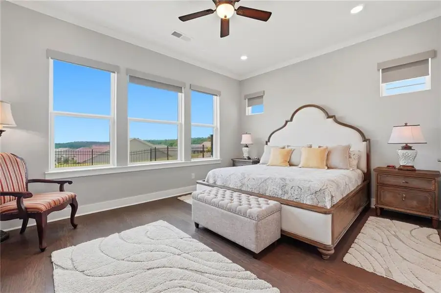 Furnished interior view inside a new home in The Retreat at Sterling on the Lake 48', Flowery Branch (Image 14).