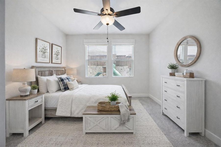 Furnished interior view inside a new home in Monterra, Fate (Image 17). Furnished interior view inside a new home in Monterra, Fate (Image 17).