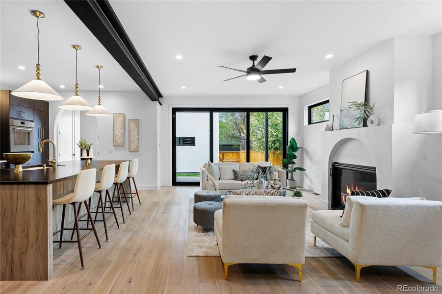 Furnished interior view inside a new home in , Denver (Image 7).