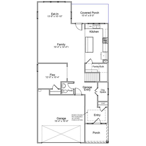 2D floor plan layout of this home in Renaissance at White Oak, Garner, NC (Image 2). 2D floor plan layout of this home in Renaissance at White Oak, Garner, NC (Image 2).