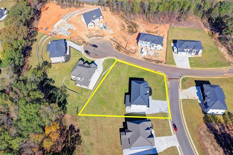 Front exterior of a new home in , Auburn, GA, highlighting curb appeal (Image 2). Front exterior of a new home in , Auburn, GA, highlighting curb appeal (Image 2).