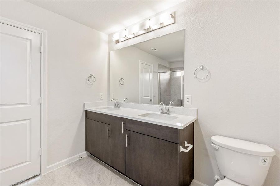 Furnished interior view inside a new home in Georgetown at Kings Fort, Kaufman (Image 15).