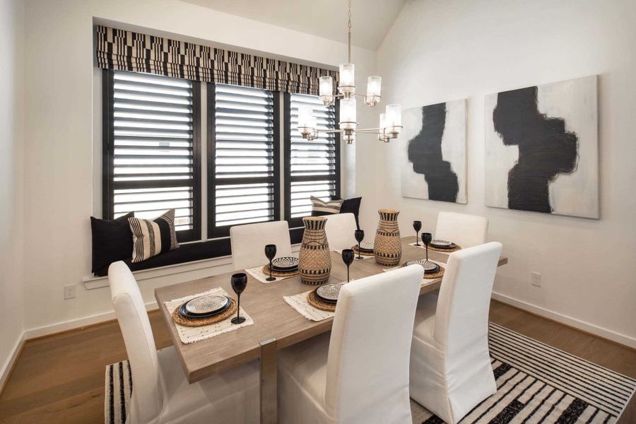 Representative Dining Room - some options shown