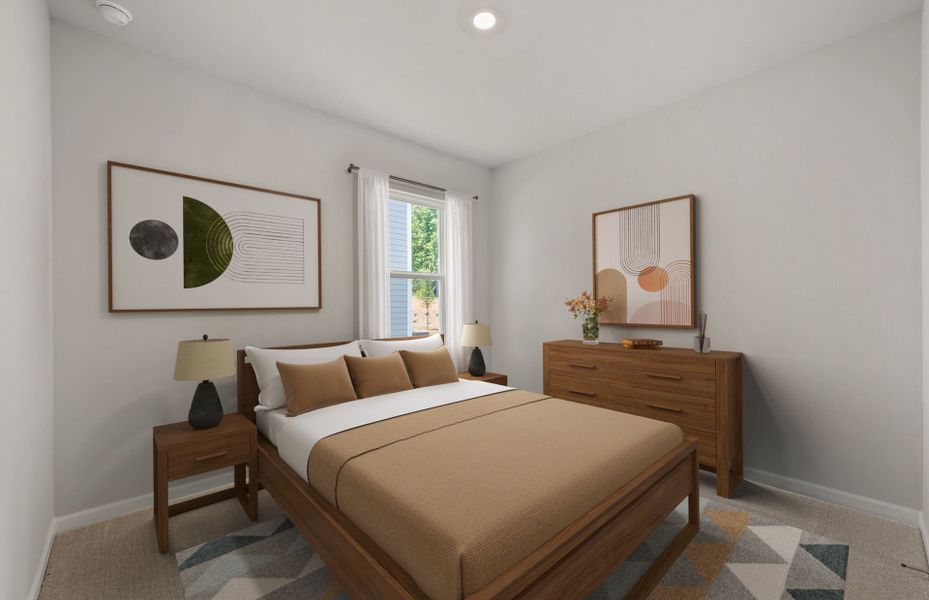Representative furnished interior of a home built from the Ibis by Centex in Ember, Jasper (Image 3).