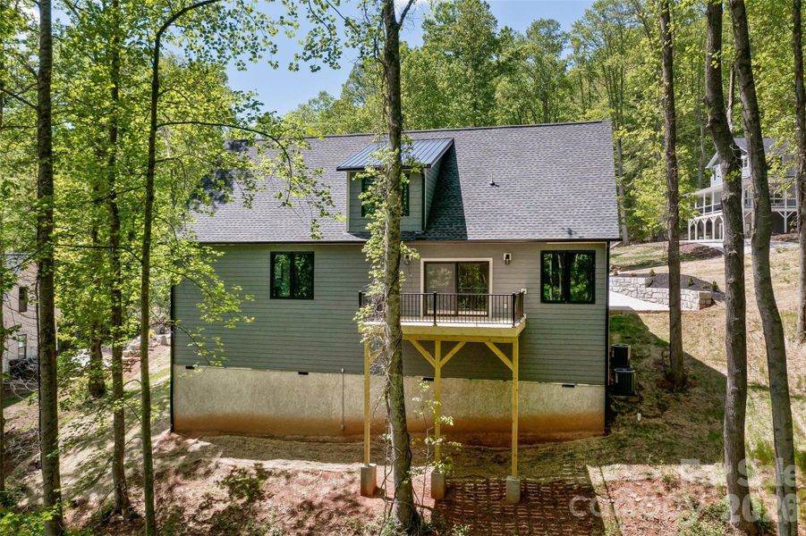 Back of home
