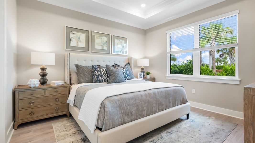 Representative furnished interior of a home built from the Lucca by Taylor Morrison in Esplanade at Azario Lakewood Ranch, Lakewood Ranch (Image 11).