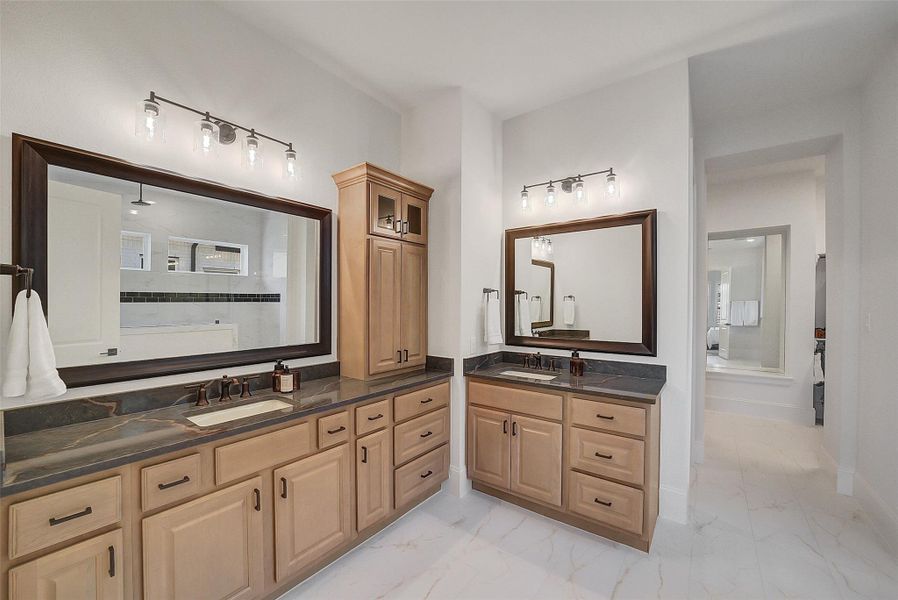 Furnished interior view inside a new home in , Cypress (Image 9).