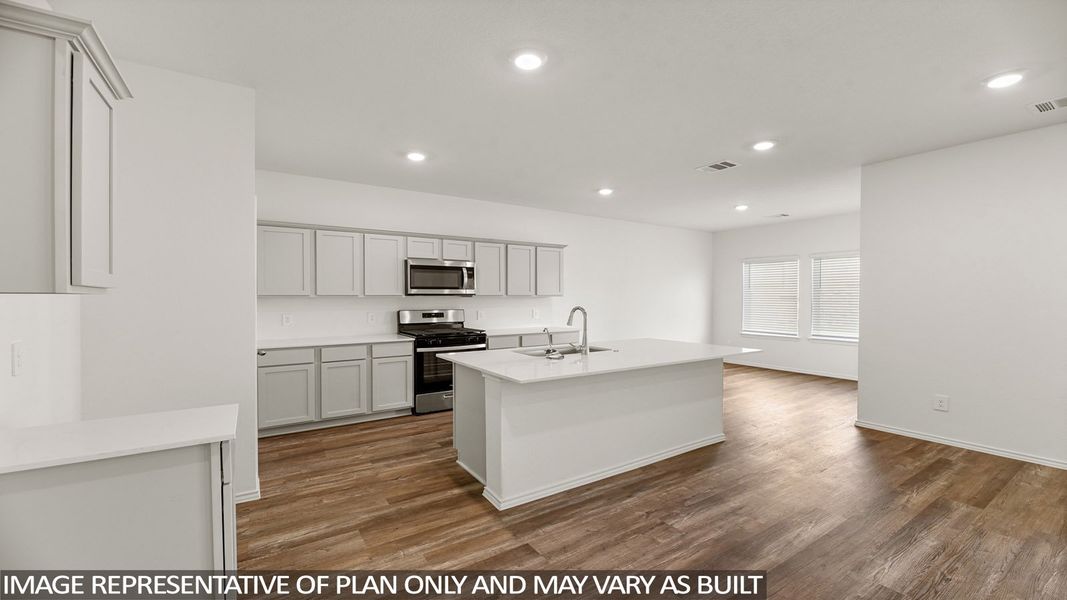 Representative furnished interior of a home built from the Naples by D.R. Horton in Mill Creek, Magnolia (Image 4).