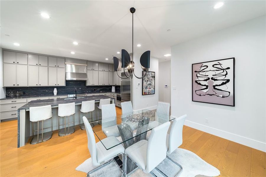 Furnished interior view inside a new home in , Dallas (Image 21).