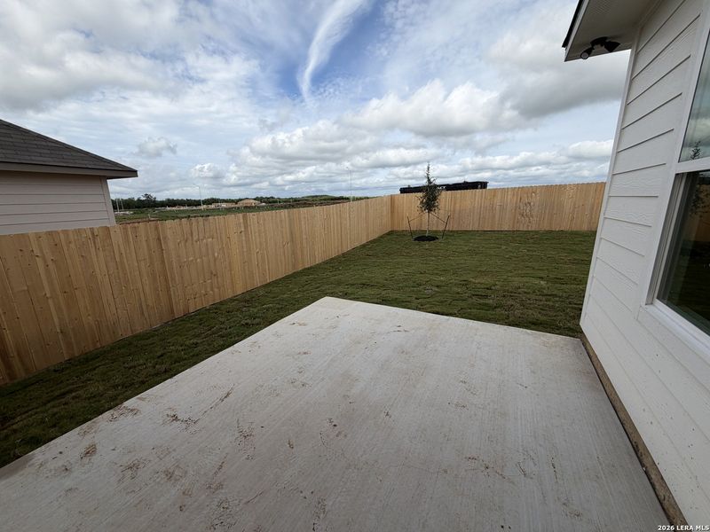 Exterior details and patio area of a home in Arroyo Ranch, Seguin (Image 4).