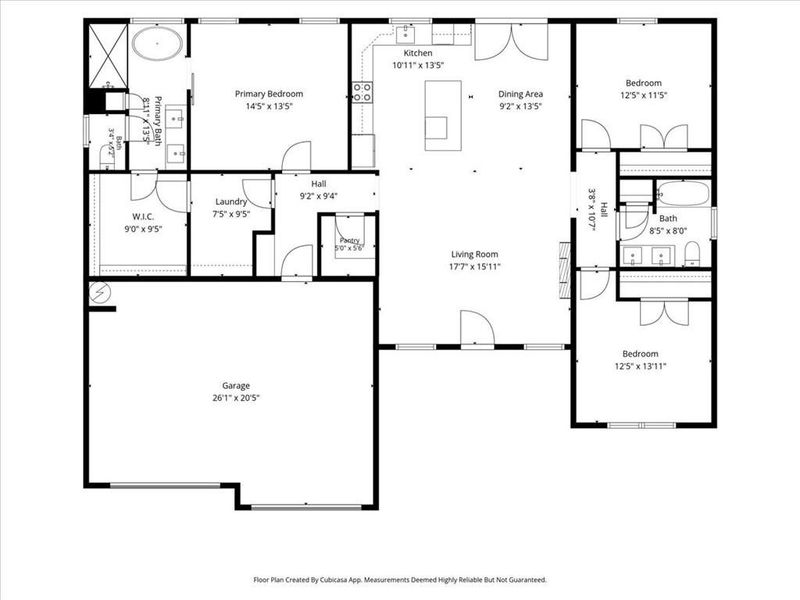 2D floor plan layout of this home in , Taylorsville, GA (Image 5).