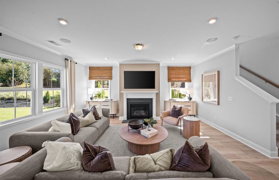 Furnished interior view inside a new home in Sparrow Creek, Boiling Springs (Image 19). Furnished interior view inside a new home in Sparrow Creek, Boiling Springs (Image 19).