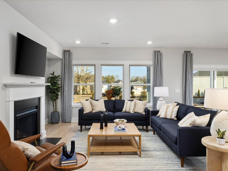 Furnished interior view inside a new home in Cedar Shoals - Signature Collection, Piedmont (Image 2).