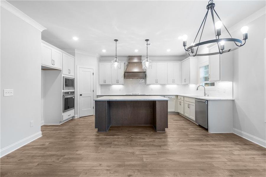 Furnished interior view inside a new home in Ella Springs, Covington (Image 5).