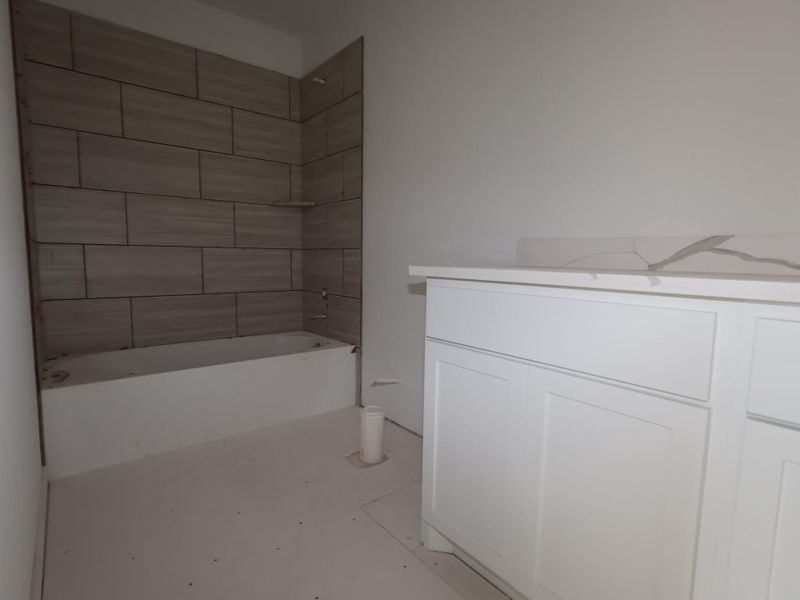 In-progress construction of a new home in Barksdale, Leander, TX (Image 14).
