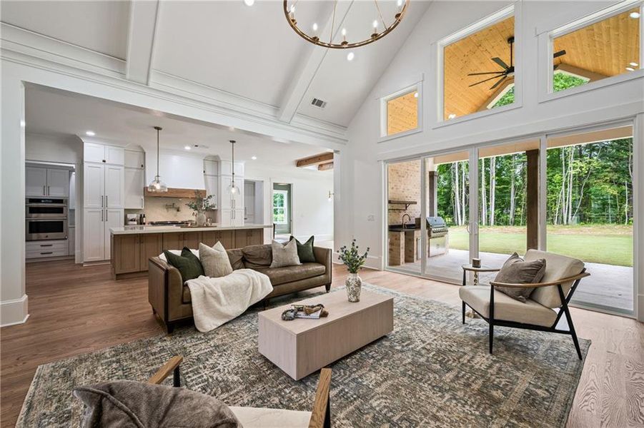Furnished interior view inside a new home in , Loganville (Image 57). Furnished interior view inside a new home in , Loganville (Image 57).