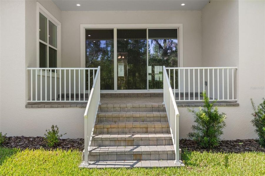 Exterior details and patio area of a home in Southern Hills Plantation, Brooksville (Image 22).