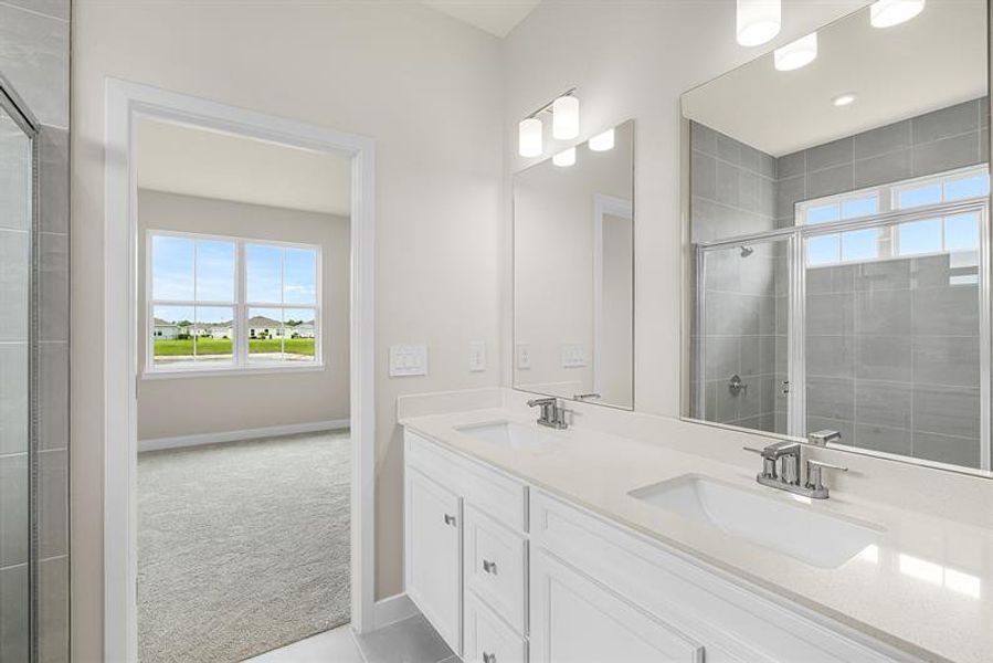 Furnished interior view inside a new home in Lost Tree Preserve, Vero Beach (Image 2).