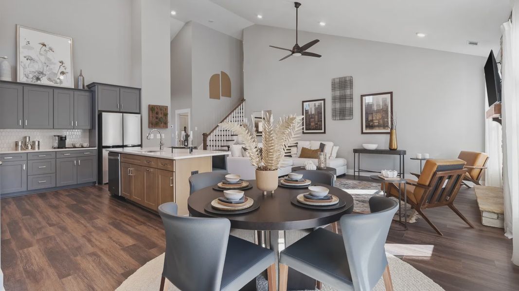Furnished interior view inside a new home in Walnut Ridge, Inman (Image 10).