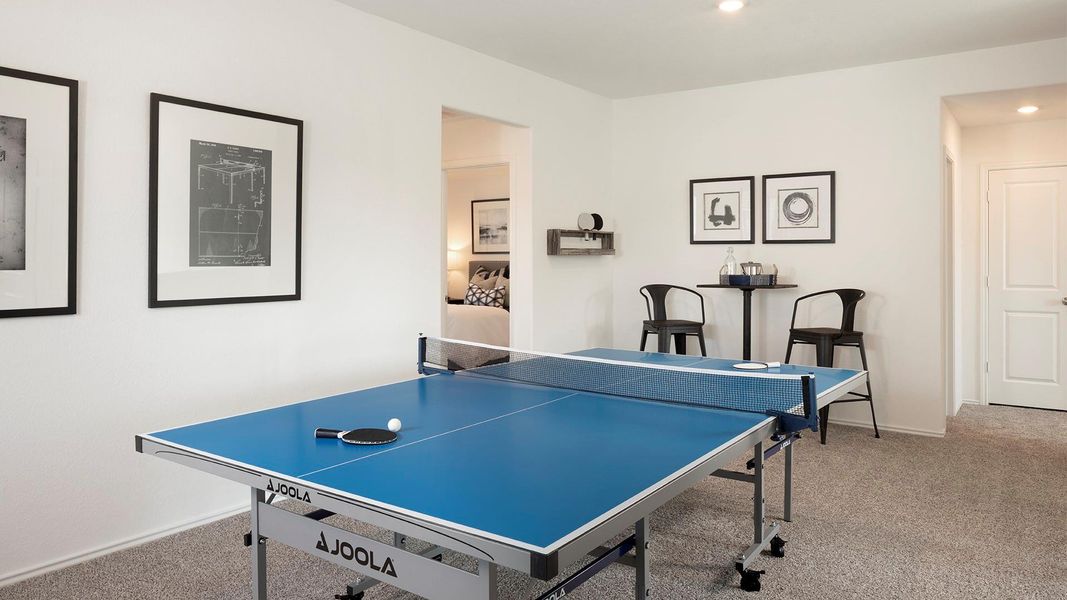 Furnished interior view inside a new home in Woodfield Preserve, Georgetown (Image 12).