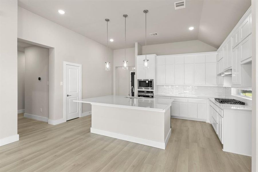 Furnished interior view inside a new home in Villages of Creekwood, Frisco (Image 14).