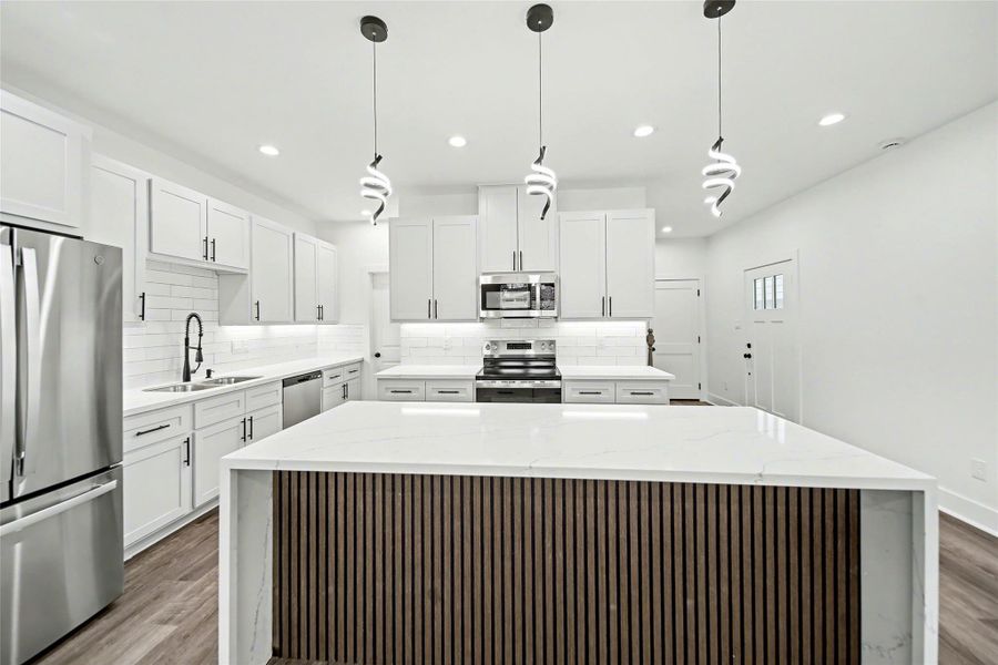 Furnished interior view inside a new home in , Houston (Image 13).
