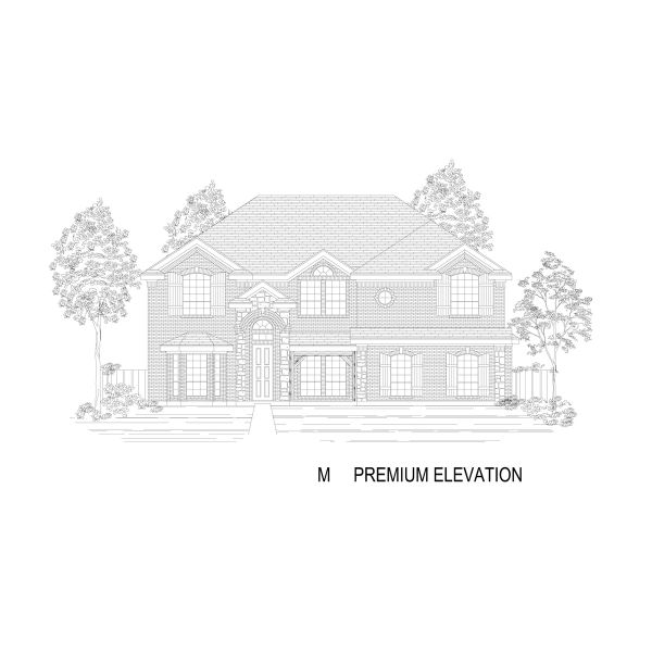 Representative rendering of the exterior for the Coventry 2FS by First Texas Homes (Image 23).