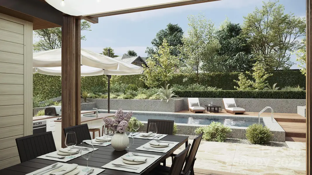 Exterior details and patio area of a home in , Mooresboro (Image 3). Exterior details and patio area of a home in , Mooresboro (Image 3).