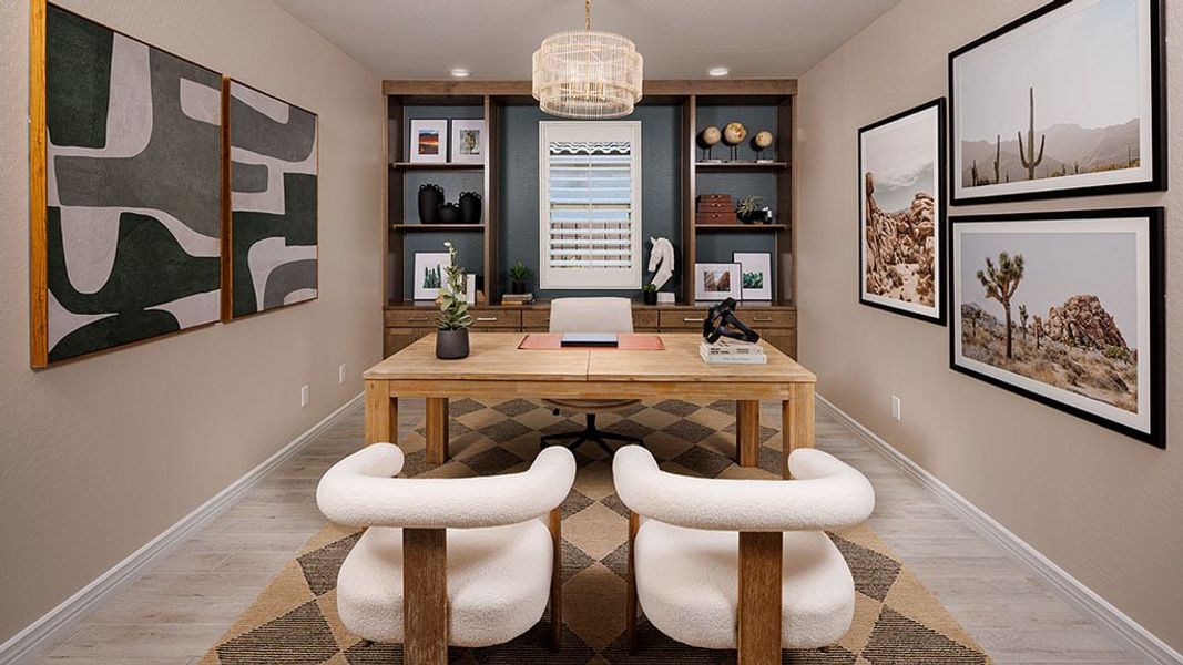 Representative furnished interior of a home built from the Paris by Taylor Morrison in Alamar, Avondale (Image 10).