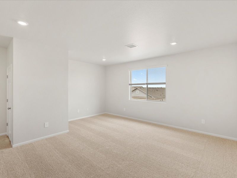 The Kenosha floorplan image taken at a Meritage Homes community in Falcon, CO.