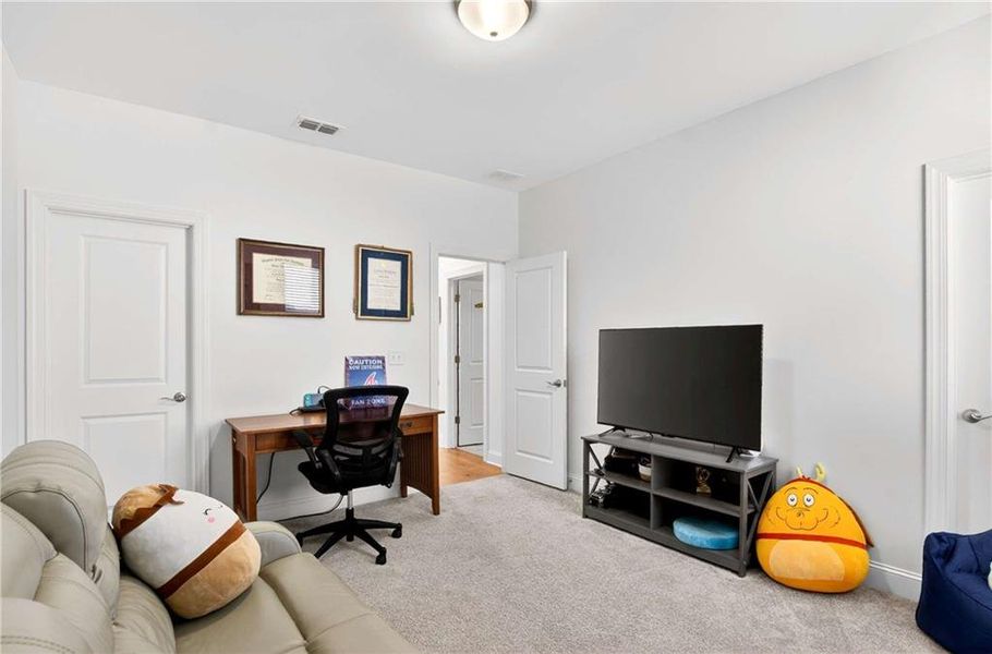Furnished interior view inside a new home in East Harbor II at Chestatee, Dawsonville (Image 36).