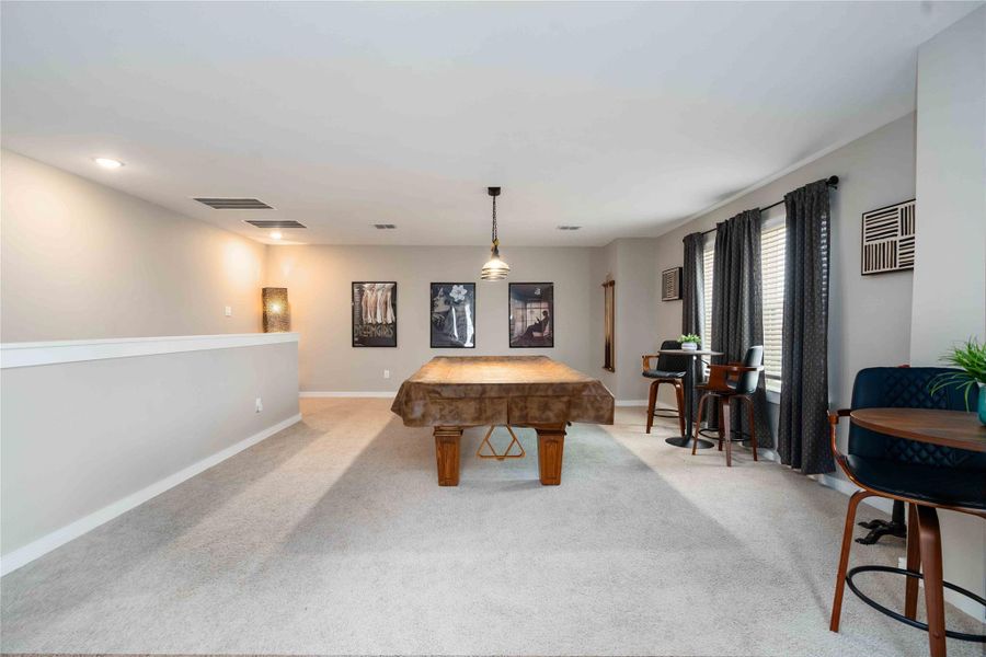 Furnished interior view inside a new home in Ascend at Legends Bay, Baytown (Image 16). Furnished interior view inside a new home in Ascend at Legends Bay, Baytown (Image 16).