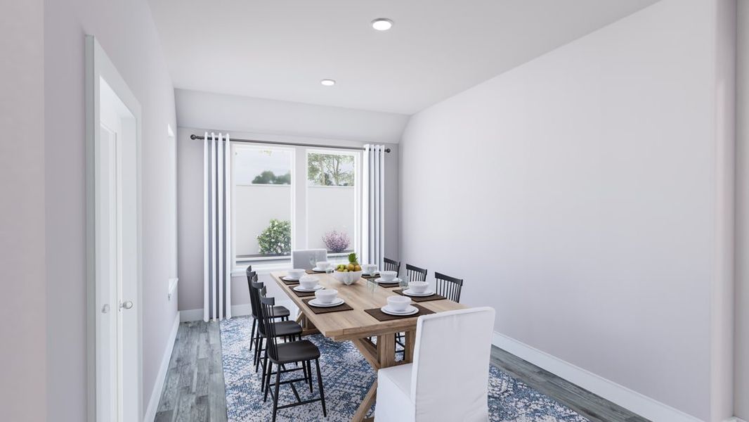 Representative furnished interior of a home built from the Logan by Tri Pointe Homes in Somerset Park, Rockwall (Image 8).