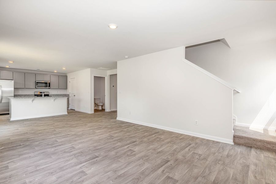 Representative unfurnished interior of a home built from the PENWELL by D.R. Horton in South Haven, Camden (Image 19).