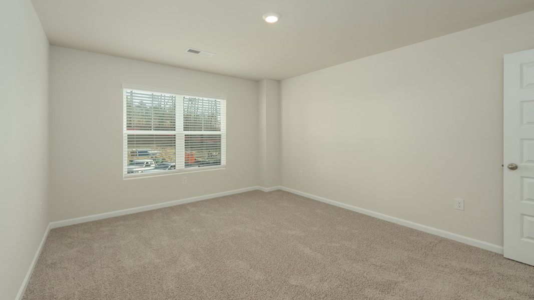 Representative unfurnished interior of a home built from the Mansfield by D.R. Horton in Brooks Station, Dacula (Image 14). Representative unfurnished interior of a home built from the Mansfield by D.R. Horton in Brooks Station, Dacula (Image 14).