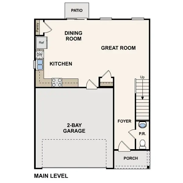 2D floor plan layout for the Auburn by Century Complete in Old Prater Mill, Dalton, GA (Image 2). 2D floor plan layout for the Auburn by Century Complete in Old Prater Mill, Dalton, GA (Image 2).